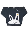 Pull manches longues lapin KIABI taille 18 mois
