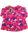 T-shirt blouse ML fleurie SERGENT MAJOR taille 24 mois