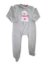 Pyjama ML ours polaire TISSAIA cœur taille 24 mois