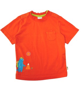 T-shirt MC orange marmotte...