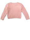 Pull ML tricot rose KIABI taille 36 mois