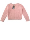 Pull ML tricot rose KIABI taille 36 mois