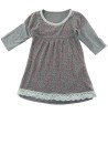 Robe manches 3/4 dentelle taille 4 ans
