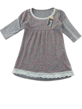 Robe manches 3/4 dentelle taille 4 ans