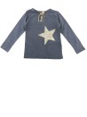 T-shirt ML étoile sequins dorés TAPE A L'OEIL taille 4 ans