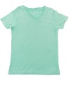 T-shirt MC turquoise uni LH LA HALLE taille 4 ans