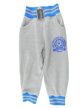 Pantalon jogging gris bleu foot taille 4ans