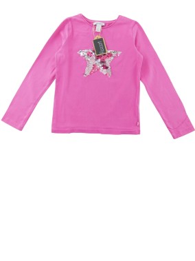 T-shirt ML étoile rose OKAIDI taille 5 ans