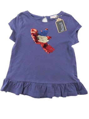 T-shirt MC oiseau sequins DU PAREIL AU MEME 5ans