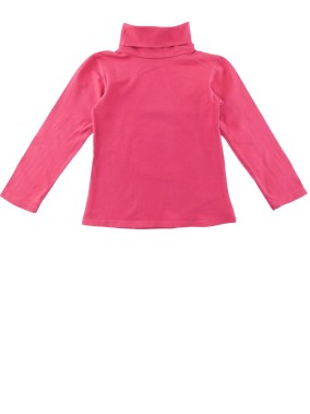 T-shirt ML col roulé rose CHARLIE&PRUNE taille 5ans