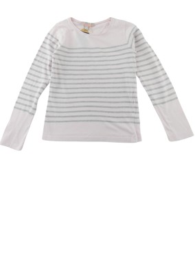 T-shirt ML rayures grises LISA ROSE taille 6ans