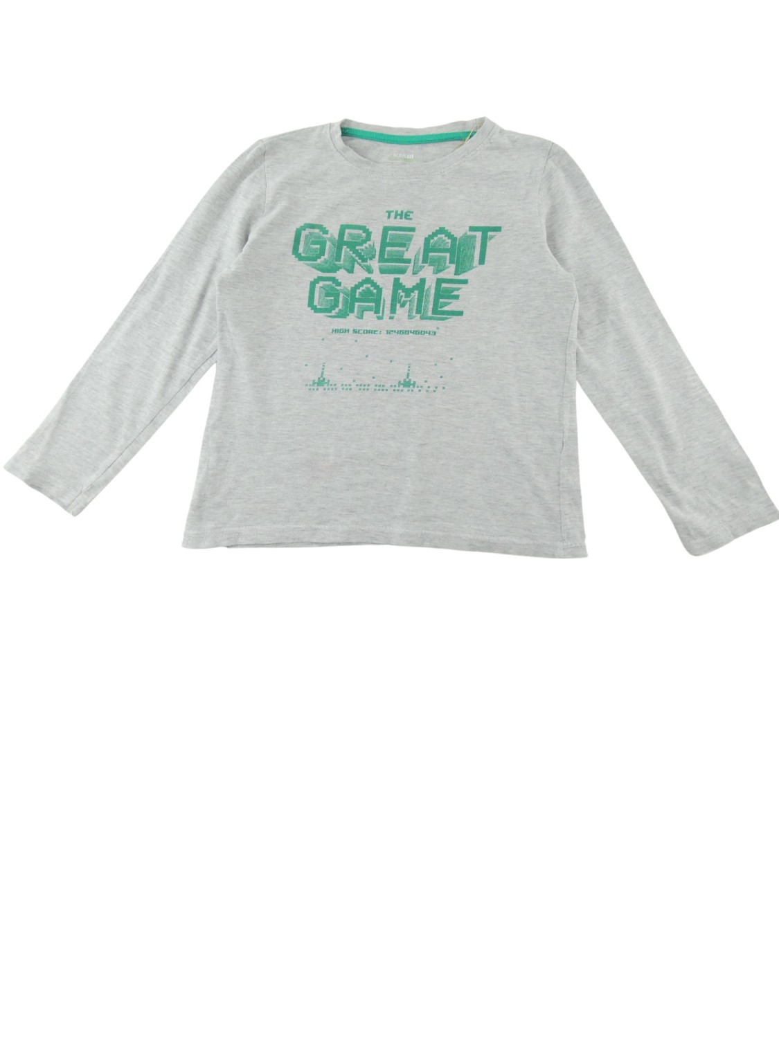 T-shirt ML "the green game" KIABI taille 6ans