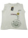 T-shirt SM beige "omirage" taille 6ans