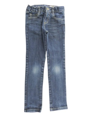 Pantalon jeans bleu  slim taille 7ans