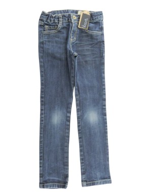 Pantalon jeans bleu  slim taille 7ans
