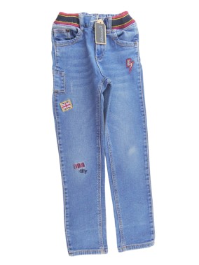Pantalon jeans drapeau anglais SERGENT MAJOR taille 7ans