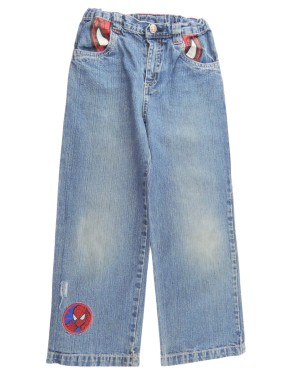 Pantalon jeans poches spiderman SPIDERMAN taille 7ans