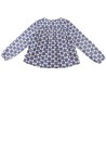 T-shirt tunique ML à pois OKAIDI taille 8ans
