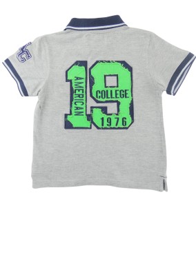 T-shirt polo MC AMERICAN COLLEGE taille 8ans