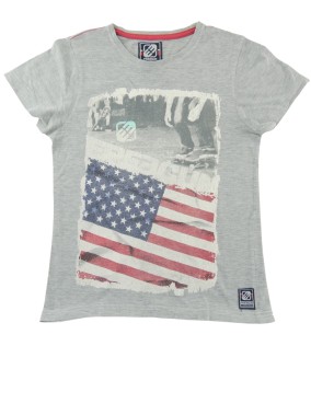 T-shirt MC drapeau USA...