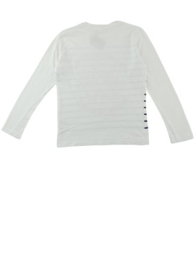 T-shirt ML blanc marin spirit ZEEMAN taille 10 ans