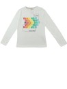 T-shirt ML blanc you can KIABI taille 10 ans