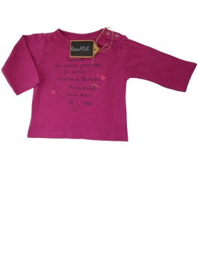 T-shirt ML "comme maman" taille 3 mois