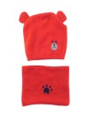 Bonnet et cache cou ours taille 1 mois