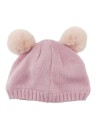 Bonnet rose ponpons ORCHESTRA taille 12-18mois