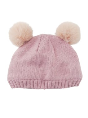 Bonnet rose ponpons ORCHESTRA taille 12-18mois