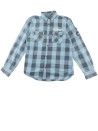 Chemise ML carreaux bleus H&M taille 12 ans