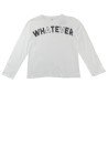 T-shirt ML "whatever" KIABI taille 12 ans