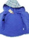 Manteau ML à capuche à carreaux bleu SERGENT MAJOR taille 5ans