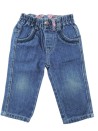 Pantalon jeans bouton fleur taille 12 mois