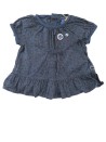 T-shirt blouse MC bleu CHIPIE taille 12 mois