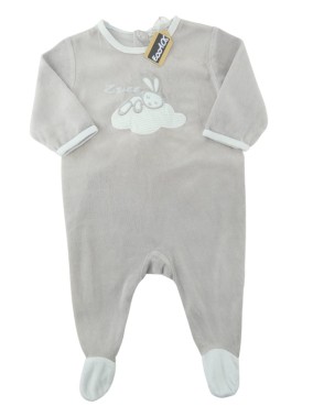Pyjama ML avec pieds lapin KITCHOUN taille 6 mois