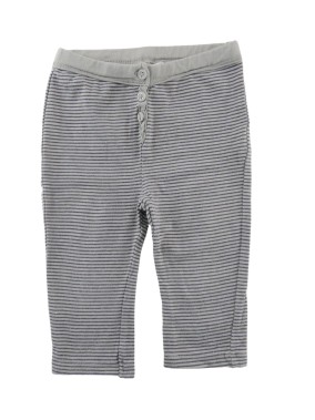 Pantalon leggings à rayures gris noir KITCHOUN taille 9 mois