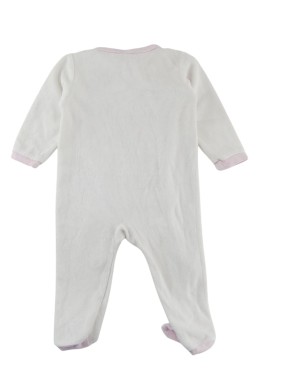 Pyjama ML avec pieds  ourson BOITE A MALICE taille 9 mois