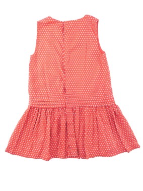 Robe rouge à pois OBAIBI taille 3 ans