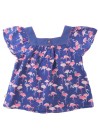 T-shirt blouse MC flamant rose SERGENT MAJOR taille 3 ans