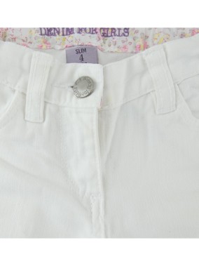 Pantalon jeans blanc CFK taille 4ans