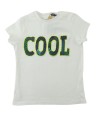 T-shirt MC blanc "cool" KIABI taille 18 mois