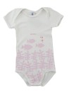 Body MC poissons roses PETIT BATEAU taille 24 mois