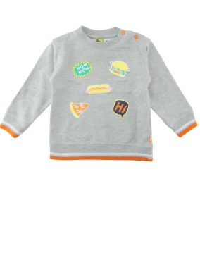 Pull ML burgers gris taille...
