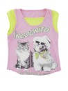 T-shirt MC chien et chat taille 5 ans