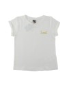 T-shirt MC blanc "sweet" KIABI taille 5 ans