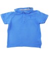 T-shirt MC polo bleu OBAIBI taille 24 mois