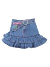 Jupe en jeans ceinture cœur taille 6 ans