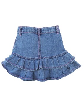 Jupe en jeans ceinture cœur taille 6 ans