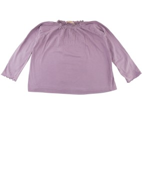 T-shirt ML violet LISA ROSE taille 8 ans